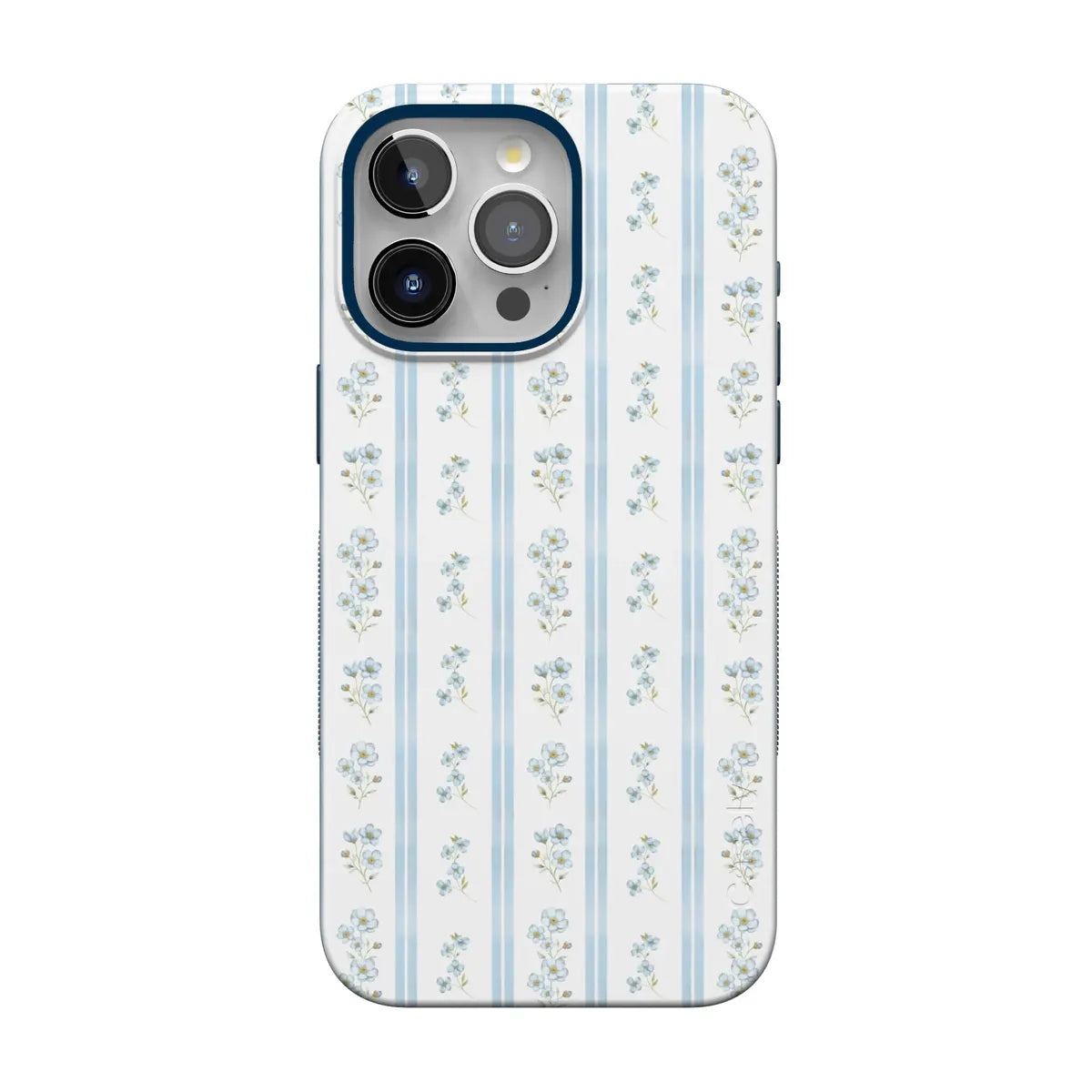 Cottage Stripe | Blue Floral Case