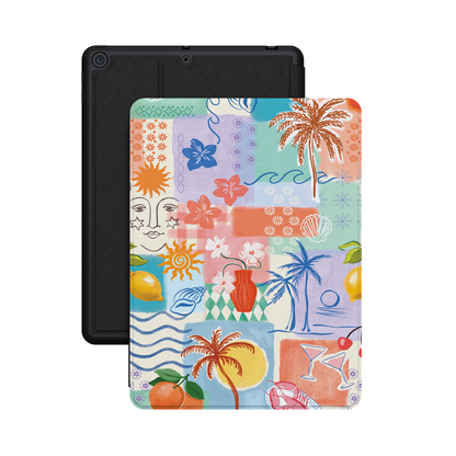 Tropical Heat | Beachy Collage iPad Case