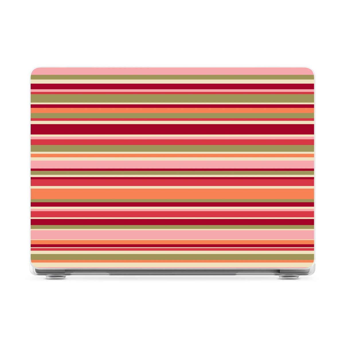 Citrus Stripes | Poolside Print Laptop Shell