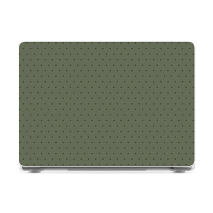 On the Dot | Olive Green Polka Dot Laptop Shell