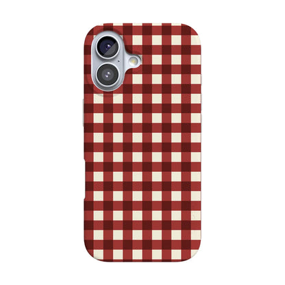Checked Twice | Red Plaid Case