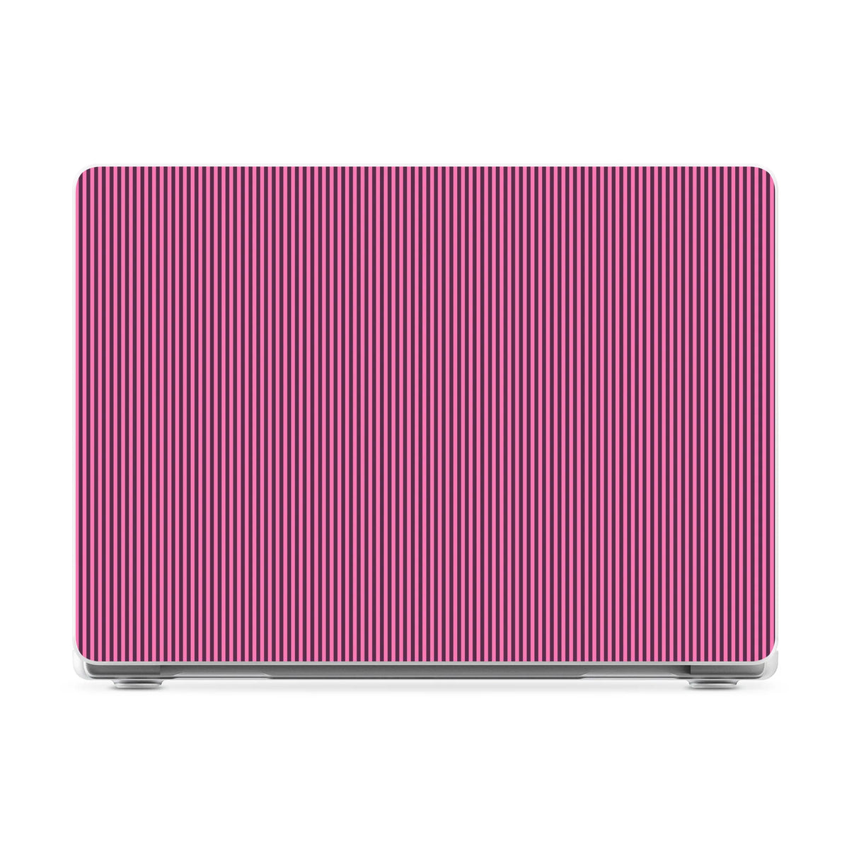 Stripes and the City | Pink & Purple Pinstripe Laptop Shell