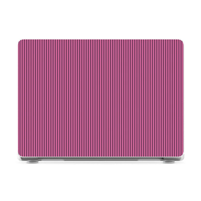 Stripes and the City | Pink & Purple Pinstripe Laptop Shell