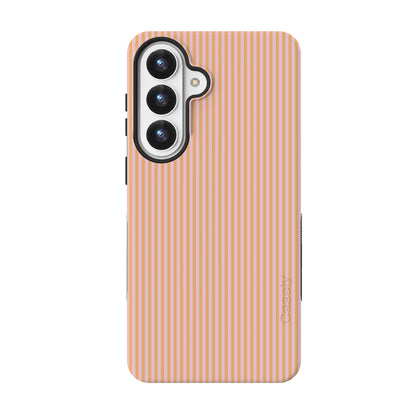 Stripes and the City | Orange & Pink Pinstripe Case