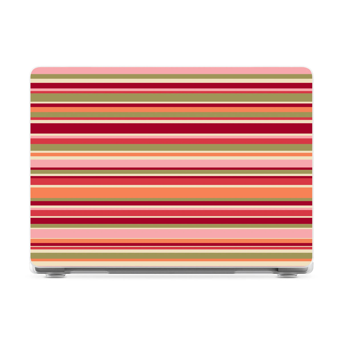 Citrus Stripes | Poolside Print Laptop Shell