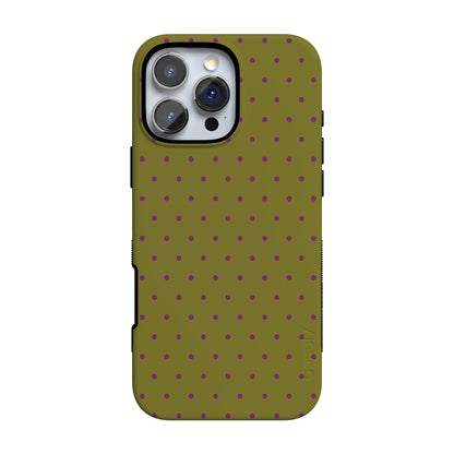 On the Dot | Moss & Plum Dots Case
