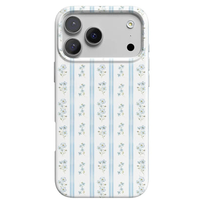 Cottage Stripe | Blue Floral Case