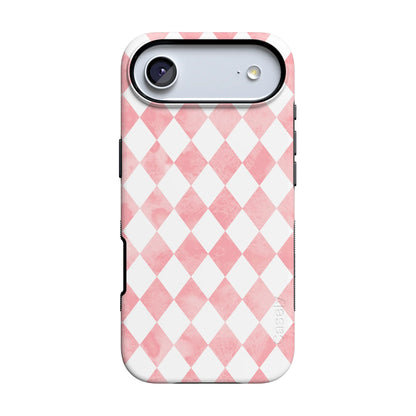 Queen of Diamonds | Pink Watercolor Case