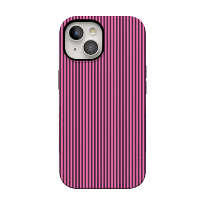 Stripes and the City | Pink & Purple Pinstripe Case