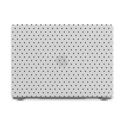 On the Dot | Black Polka Dot Laptop Shell