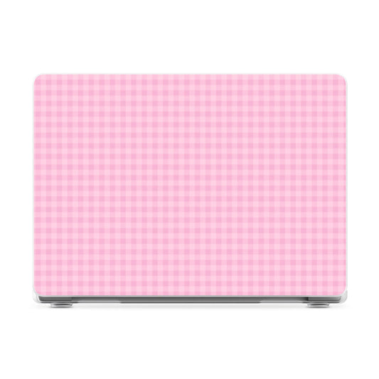 Sweet Jam | Light Pink Gingham Laptop Shell