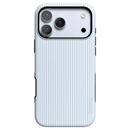 Stripes and the City | Light Blue Pinstripe Case