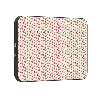 Lovebug | Mauve Hearts Laptop Case