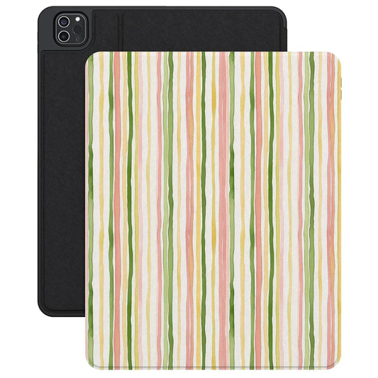 Sweet Stripes | Rainbow Pastel iPad Case