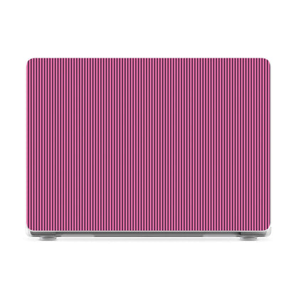 Stripes and the City | Pink & Purple Pinstripe Laptop Shell