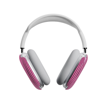Stripes and the City | Pink & Purple Pinstripe AirPods Max Case