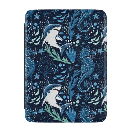 Midnight Reef | Shark Print Kindle Case
