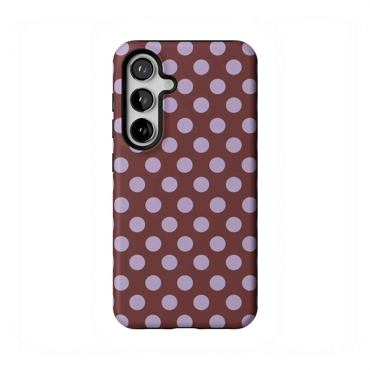 Spotted in SoHo | Burgundy Polka Dot Case