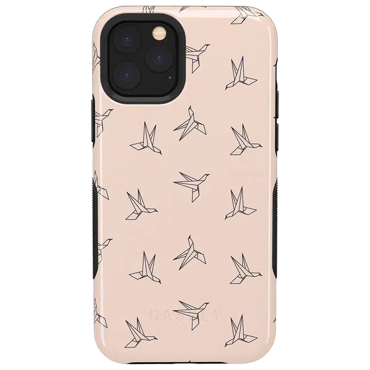 Paper Crane Origami | Beige Pattern
