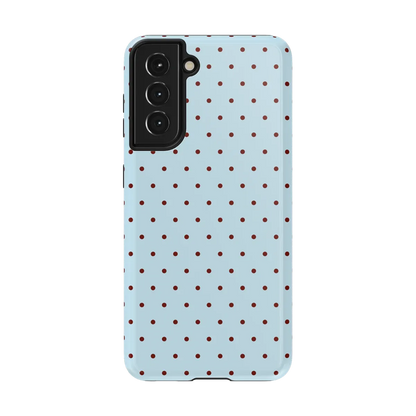 On the Dot | Blue Polka Dot Case