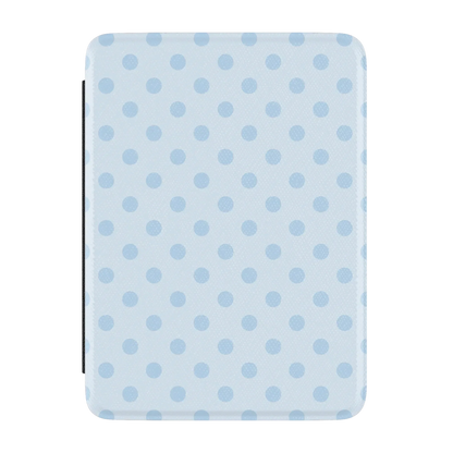 Spotted in SoHo | Light Blue Polka Dot Kindle Case