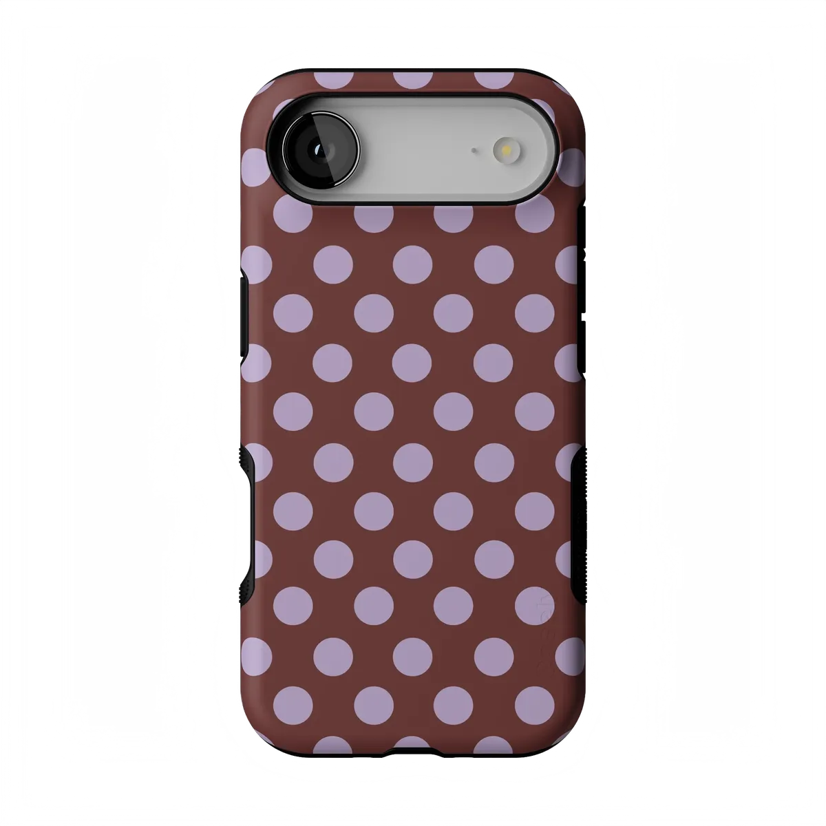 Spotted in SoHo | Burgundy Polka Dot Case