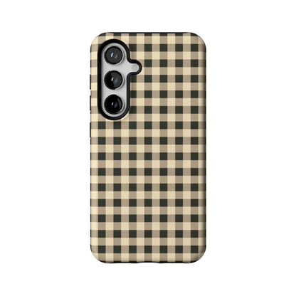 Cedar Lane | Black & Cream Gingham Case