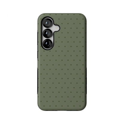 On the Dot | Olive Green Polka Dot Case