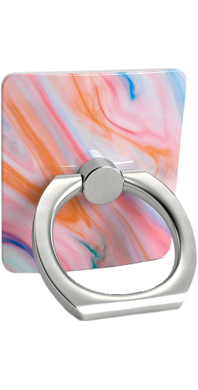 You're a Gem | Rainbow Marble Swirl Phone Ring
