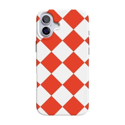Red Checkerboard | High Contrast Design Case
