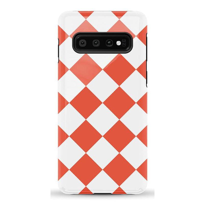 Red Checkerboard | High Contrast Design Case