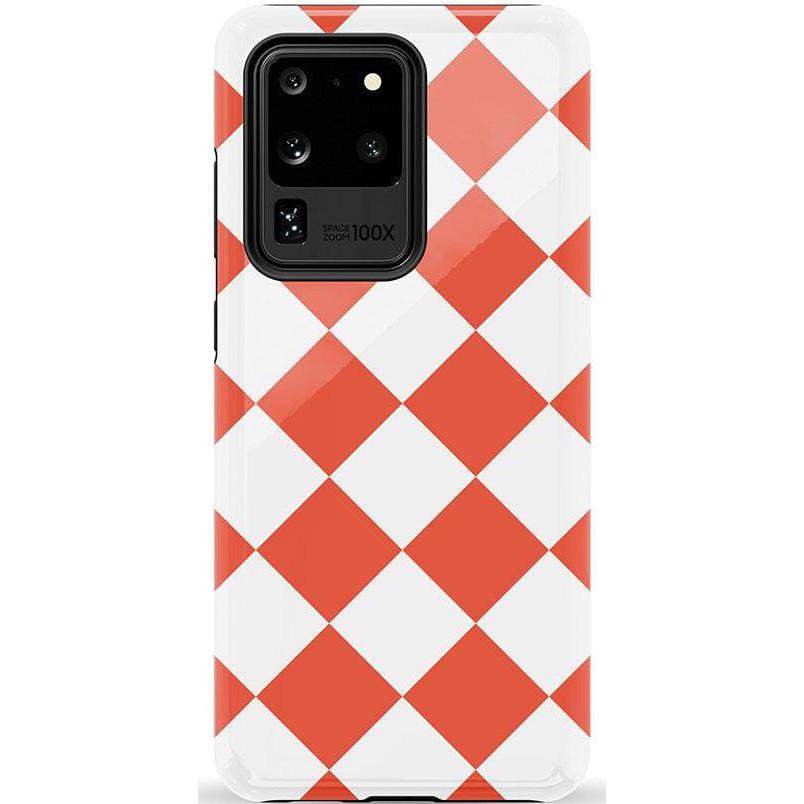 Red Checkerboard | High Contrast Design Case