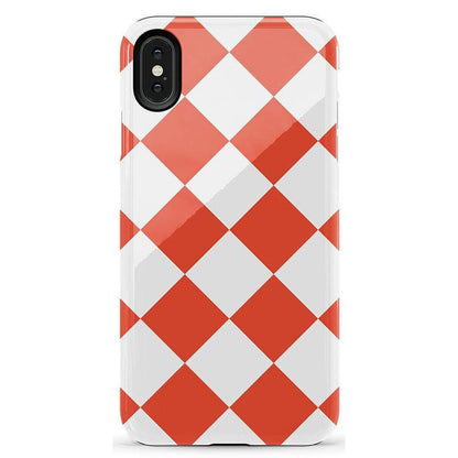 Red Checkerboard | High Contrast Design Case