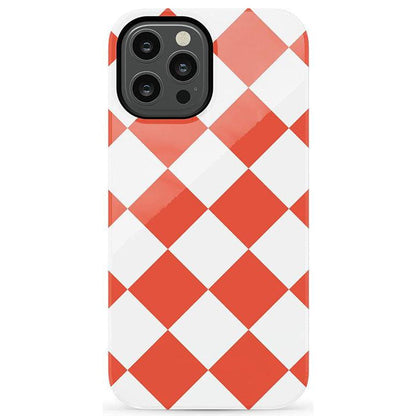 Red Checkerboard | High Contrast Design Case