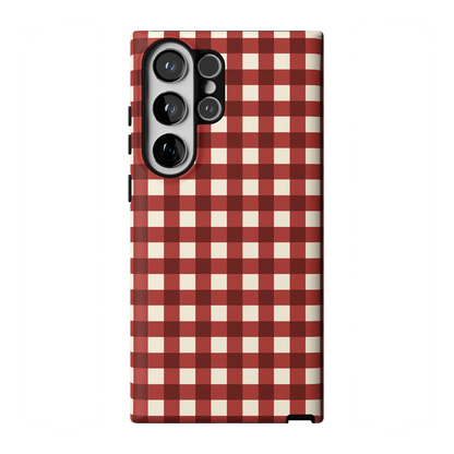 Checked Twice | Red Plaid Case