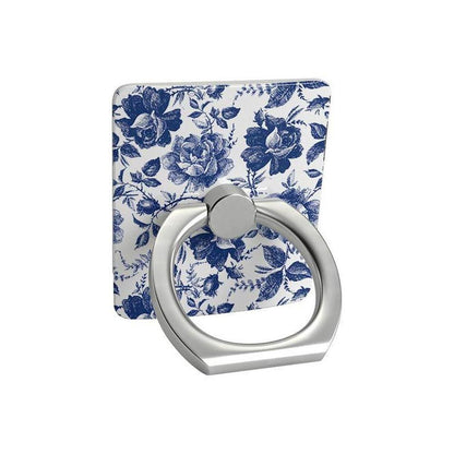 Rose to Fame | Blue & White Rose Phone Ring