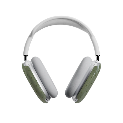 On the Dot | Olive Green Polka Dot AirPods Max Case