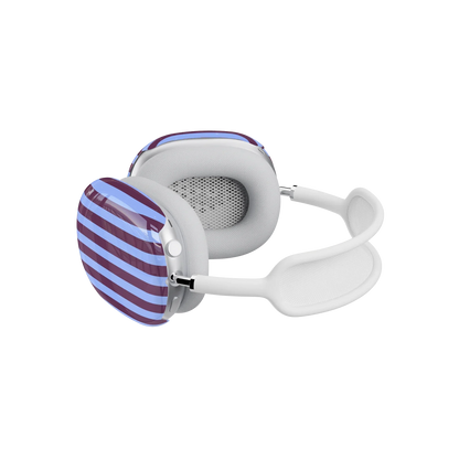 Perfect Stripes | Purple & Blue Stripes AirPods Max Case
