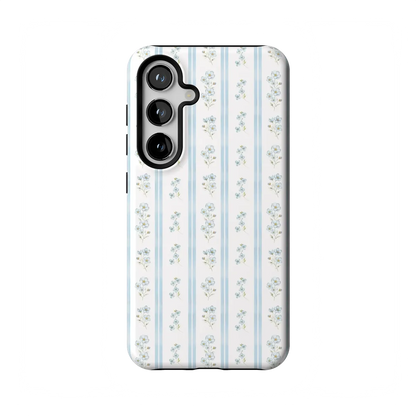 Cottage Stripe | Blue Floral Case