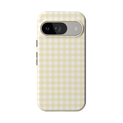 Pastel Picnic | Yellow Gingham Case