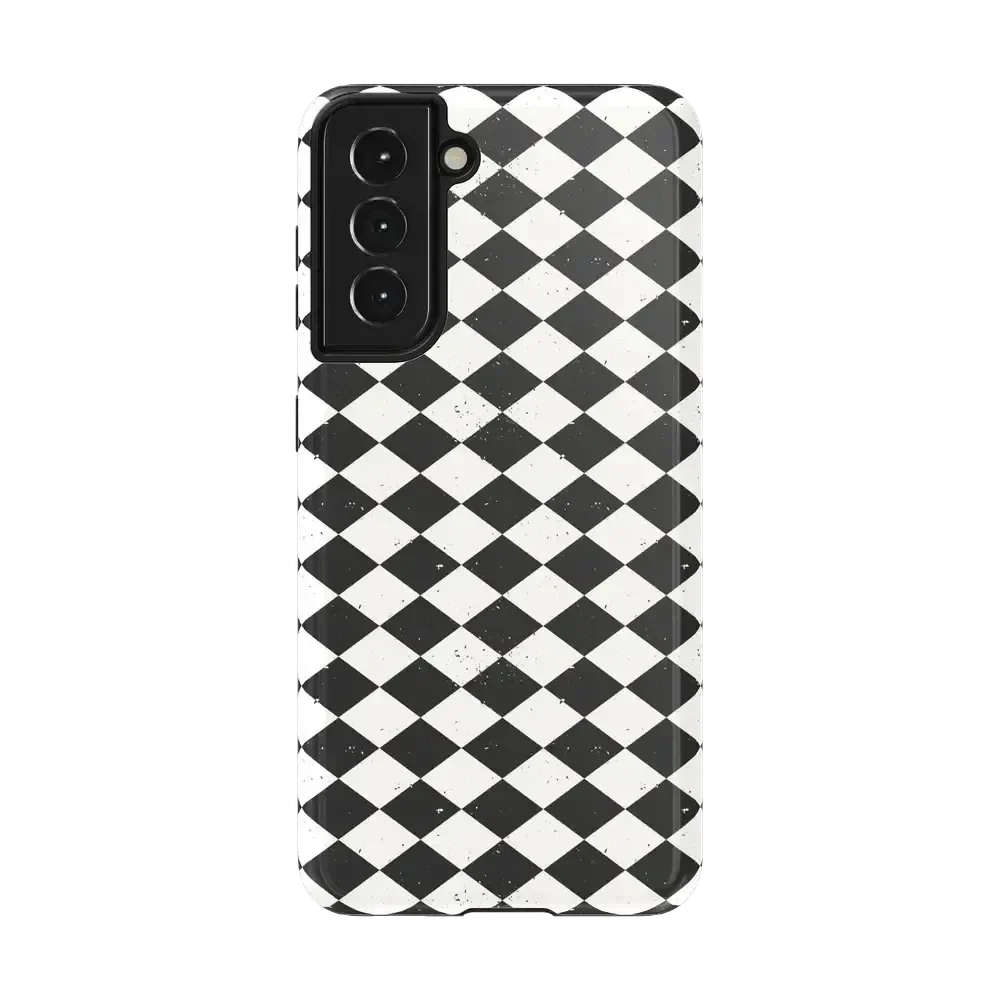 Salem's Hex | Black & White Checkered Case