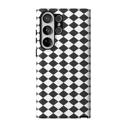 Salem's Hex | Black & White Checkered Case