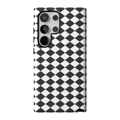 Salem's Hex | Black & White Checkered Case