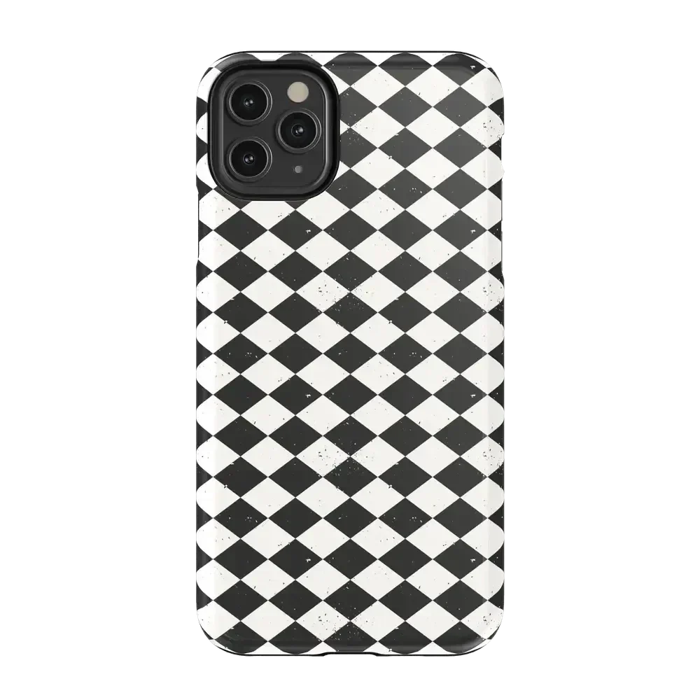 Salem's Hex | Black & White Checkered Case