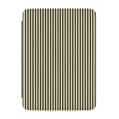 Stripes and the City | Black Pinstripes Kindle Case