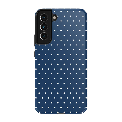 On the Dot | Navy Polka Dot Case