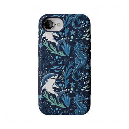 Midnight Reef | Shark Print Case
