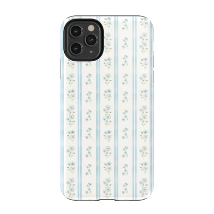 Cottage Stripe | Blue Floral Case