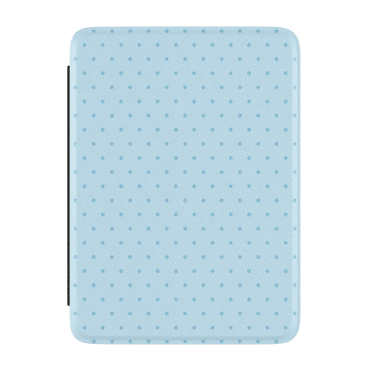 On the Dot | Blue Monochrome Polka Dot Kindle Case