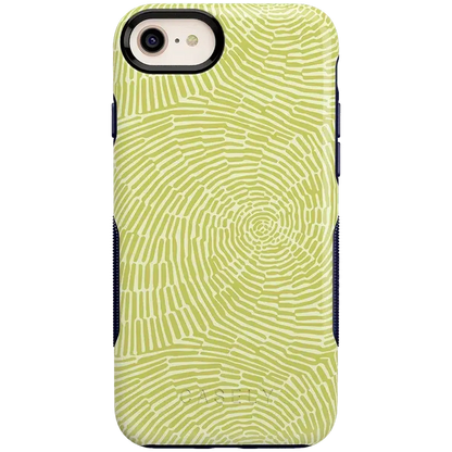 Swirl Away | Tea Green Geometric Case